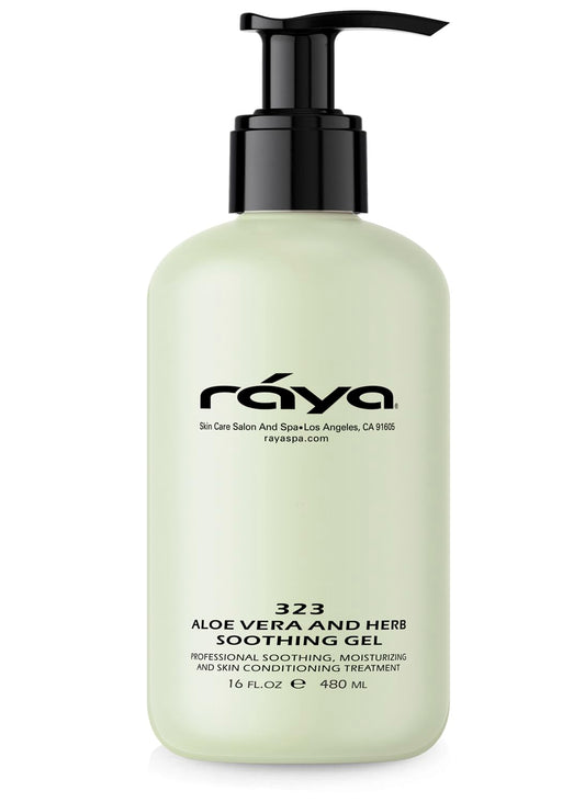 Raya Aloe Vera and Herbs Soothing Gel (323) | Effective, Soothing, and Moisturizing Treatment for the Face and Body | Comforts Dry, Chapped, and Irritated Skin